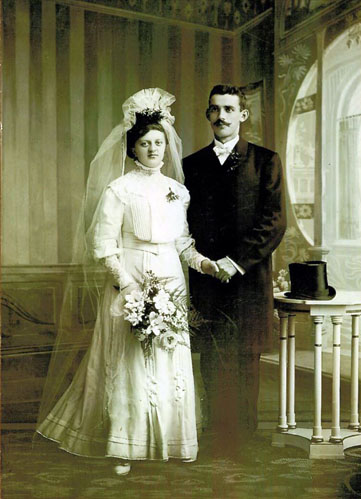 Juni 1910, Hochzeit Louise und Max Langer Juni 1910, Hochzeit Louise und Max Langer